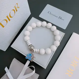 DIOR Multi-element agate Thai silver style bracelet