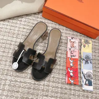 Hermes H Slippers Oran Sandal Series————————————Fashionable and versatile Super comfortable