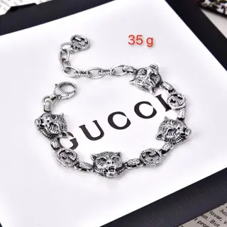 Gucci tiger head bracelet for men and women