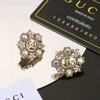 Gucci New Product Launch Double G Earrings Clip-on Earrings