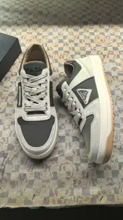 Prada men’s leather sneakers