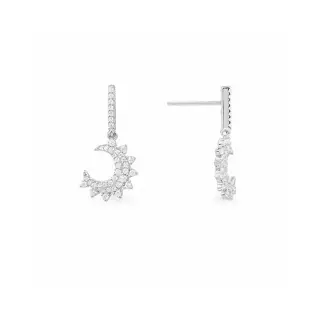Apm monaco Aqin same style small moon earrings for women summer pair