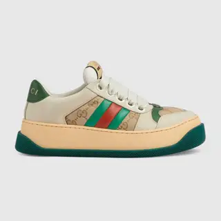 GUCCI Screener series couples Chubby loafers Dirty shoes Chubby double G casual sneakers