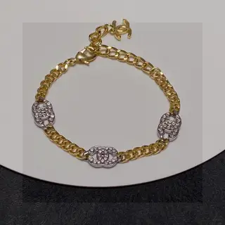 Chanel Double C full diamond bracelet