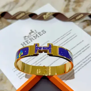 Hermes bracelet v gold original custom Hermes bracelet enamel craftsmanship is too