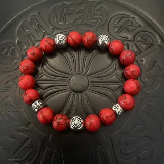 Chrome Hearts classic retro multi-element turquoise bracelet