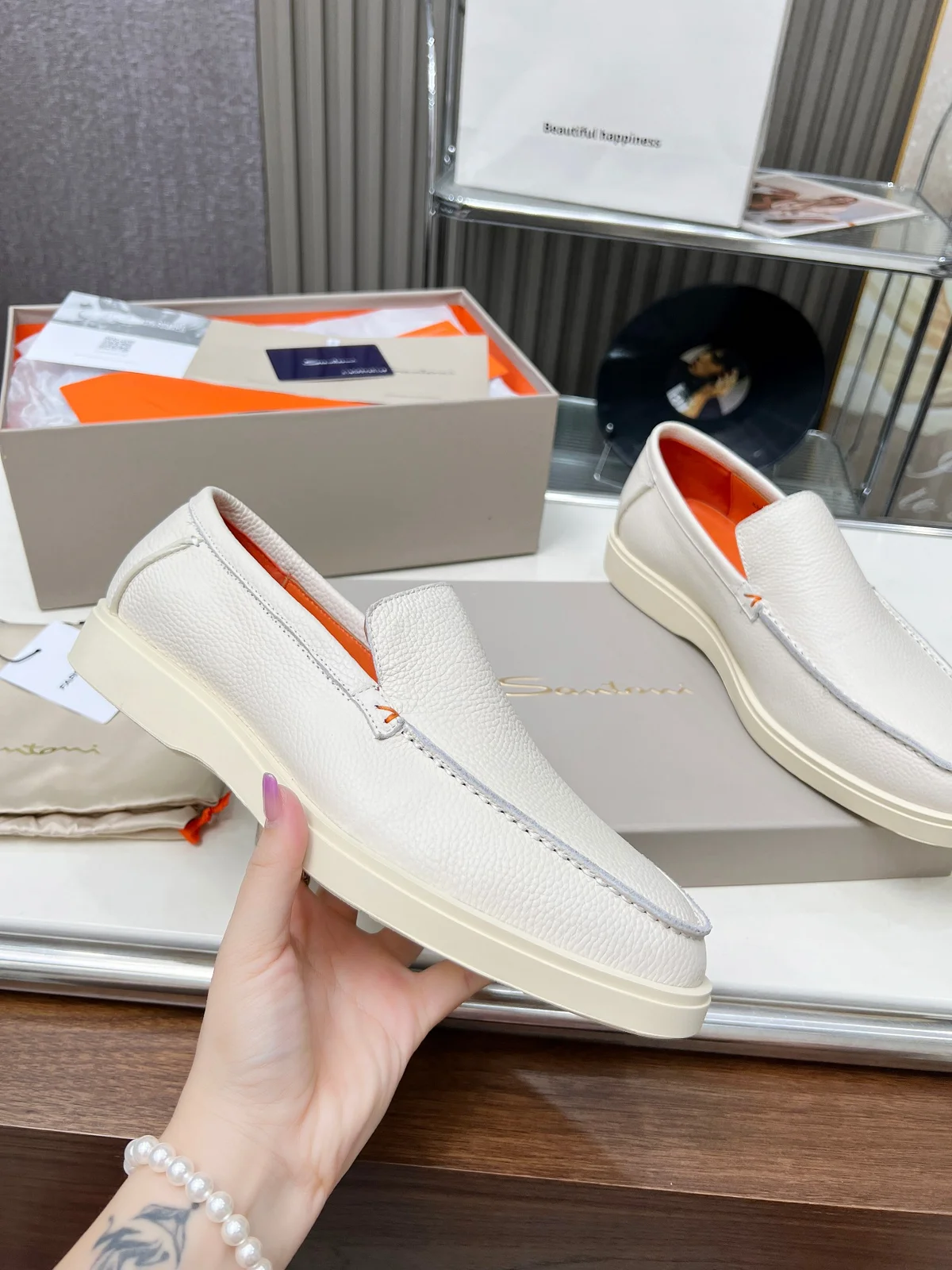 Santoni four seasons classic loafers