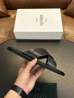 Berluti fashion slippers high gloss version Italy imported calfskin