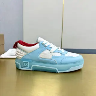 Christian Louboutin ASTROLOUBI unisex thick-soled sneakers with red soles are a perfect
