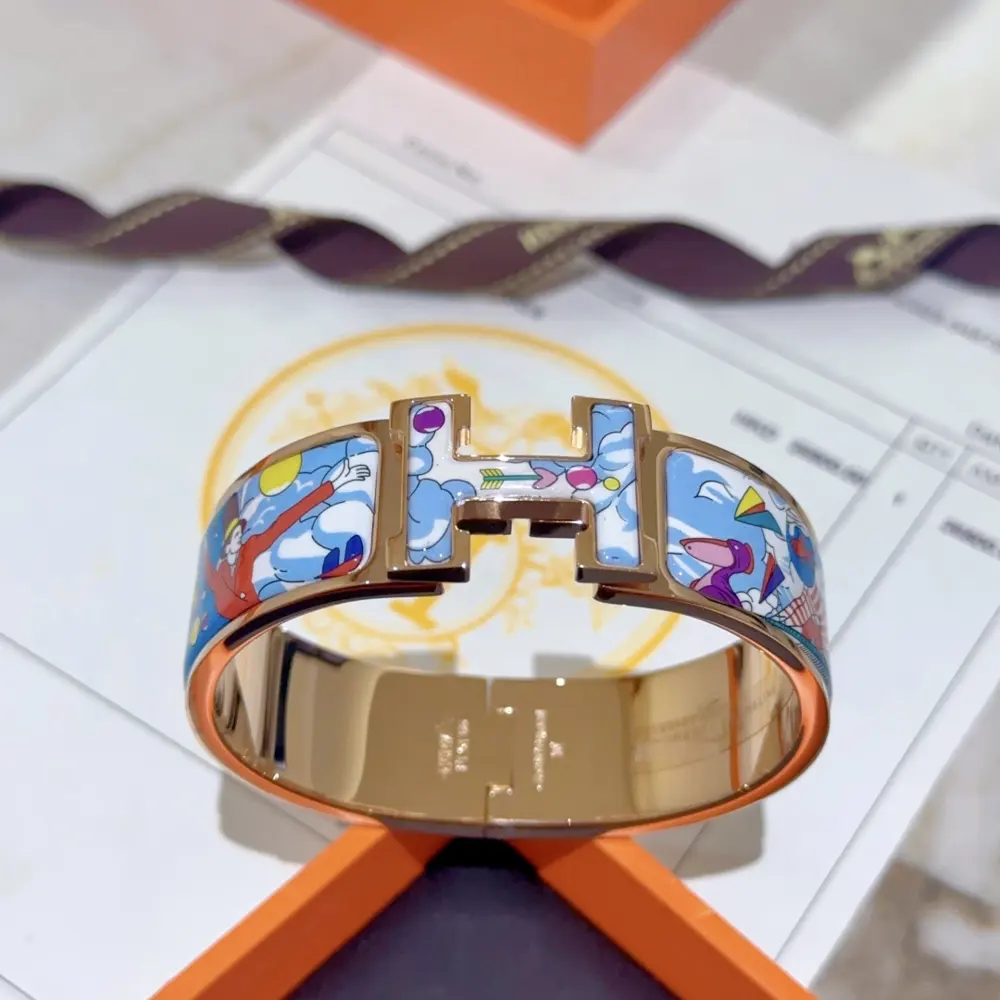 Hermes bracelet Original custom 20mm wide bracelet The enamel craft is too challenging for