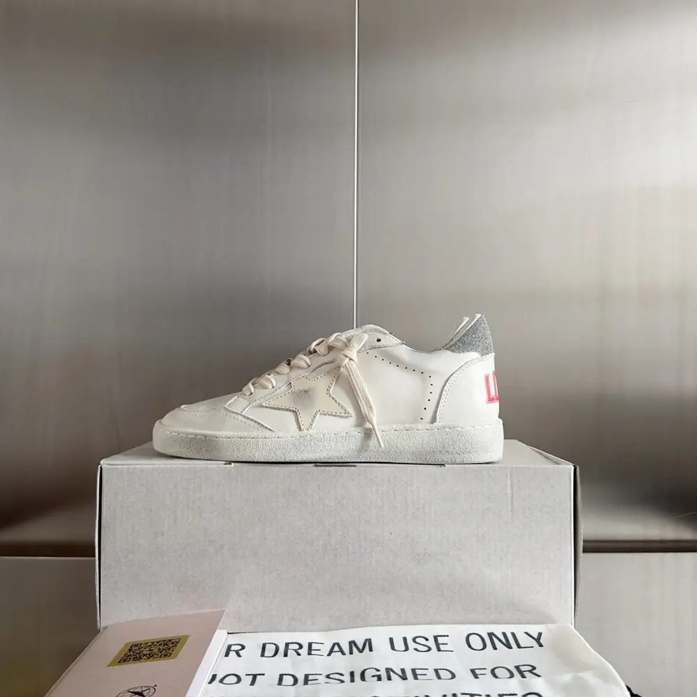 Golden Goose Ball Star series retro distressed thick sole star casual sports shoes