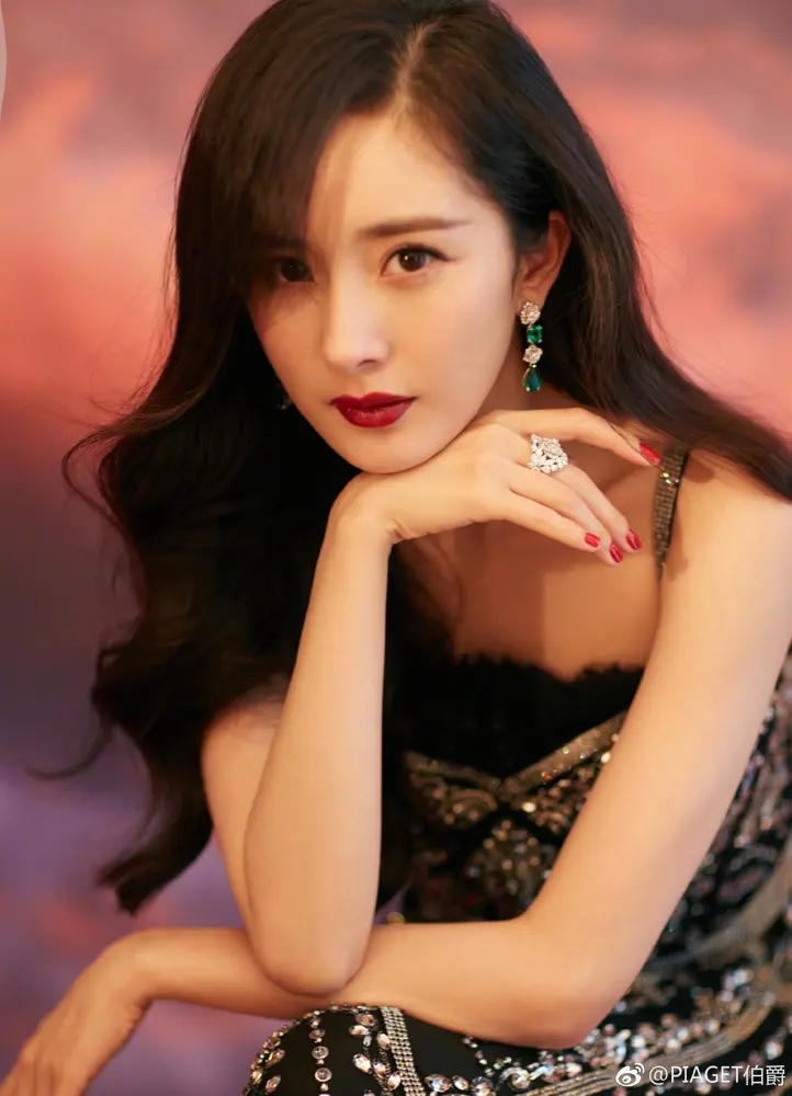 PIAGET rose earrings