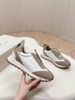 Brunello Cucinelli classic retro couple casual sports shoes series
