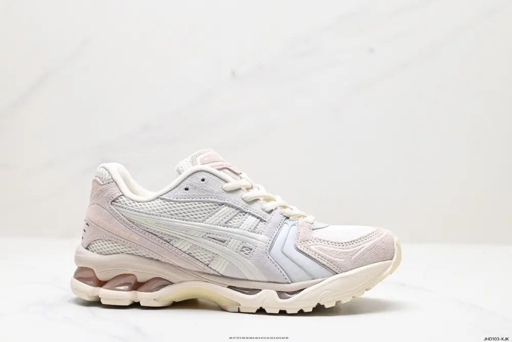ASICS breathable mesh upper with some synthetic leather material uses the new AHAR+ rubber 1201A161-020