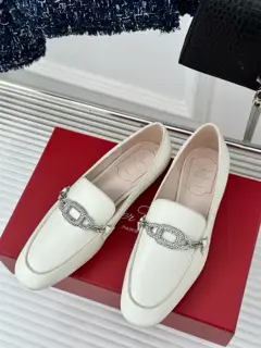 Roger Vivier classic diamond buckle loafers