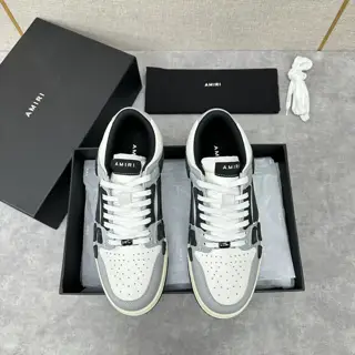 AMIRI couple style street style high version AMIRI bone shoes 20FW RUNWAY SKEL TOP