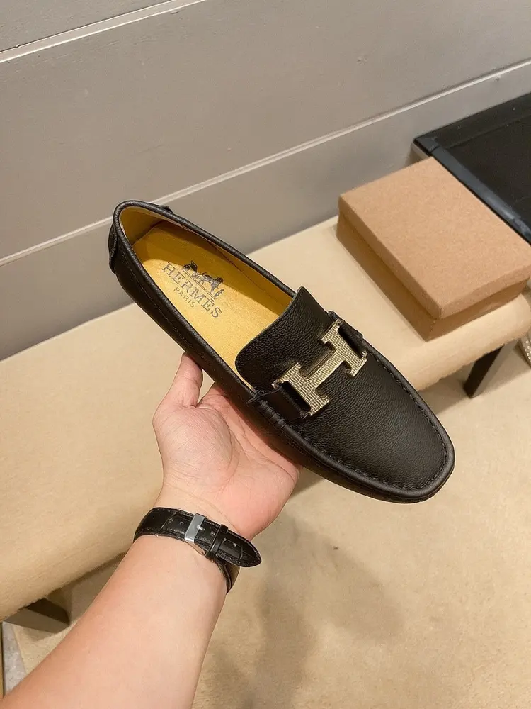 Hermès slip-on boat shoes