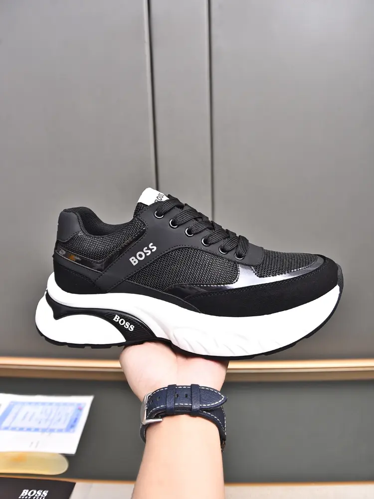 BOSS is a fashionable shoe with imported cowhide