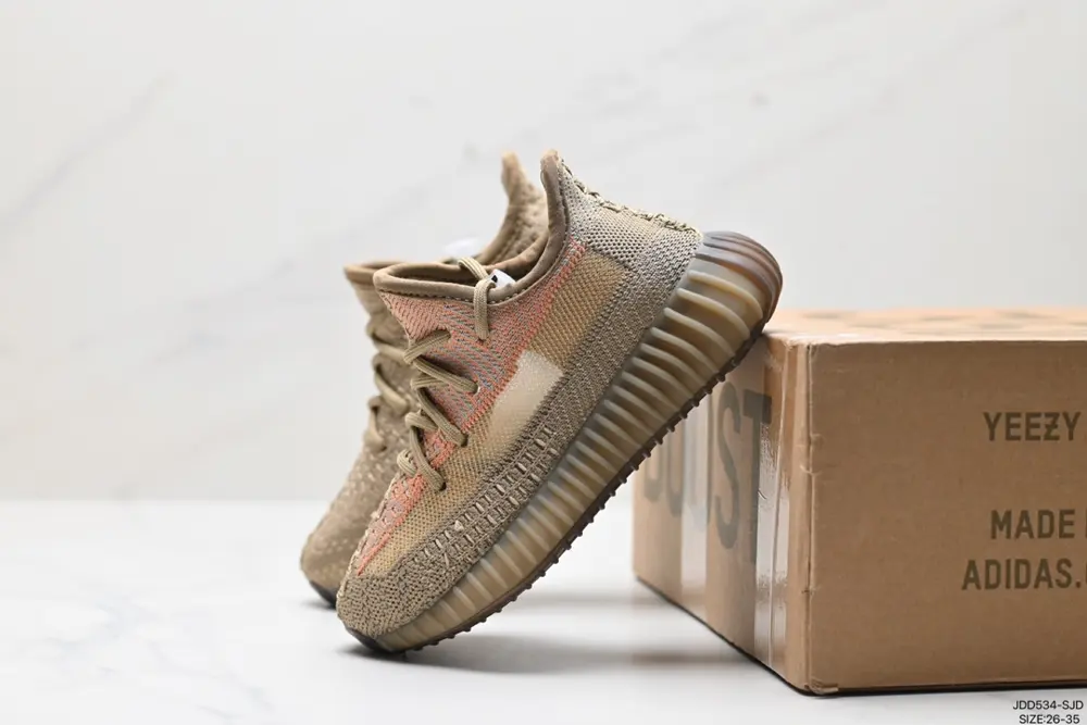 Adidas Yeezy Boost 350v2 Coconut Children’s Shoes Popcorn Casual Sports Running Shoes FV5675