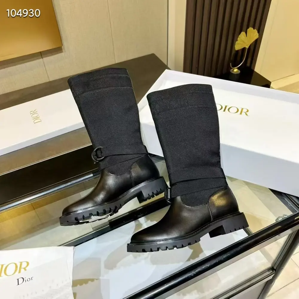 Dior color matching autumn and winter new boots