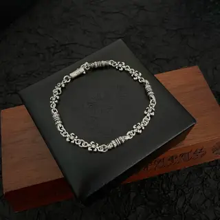 Chrome Hearts Classic Retro Long Flower Multi-element Bracelet