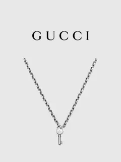 GUCCI Trademark series key necklace