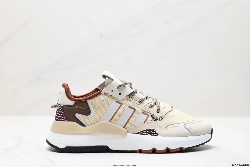 Adidas classic sports running shoes Night Walker Retro running shoes Original materials IE1924