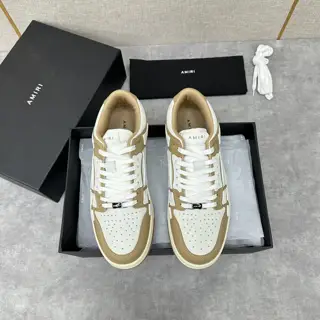 AMIRI couple style street style high version AMIRI bone shoes 20FW RUNWAY SKEL TOP