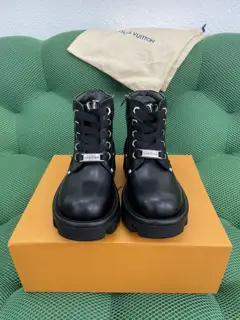 Louis Vuitton thick-soled short boots Martin boots ankle-length couple boots