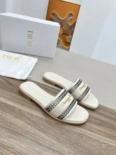 Dior classic style single shoes sandals slippers cloth shoes…Continuously update colors