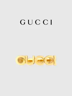 Gucci “GUCCI” letter-shaped ring size 6-11