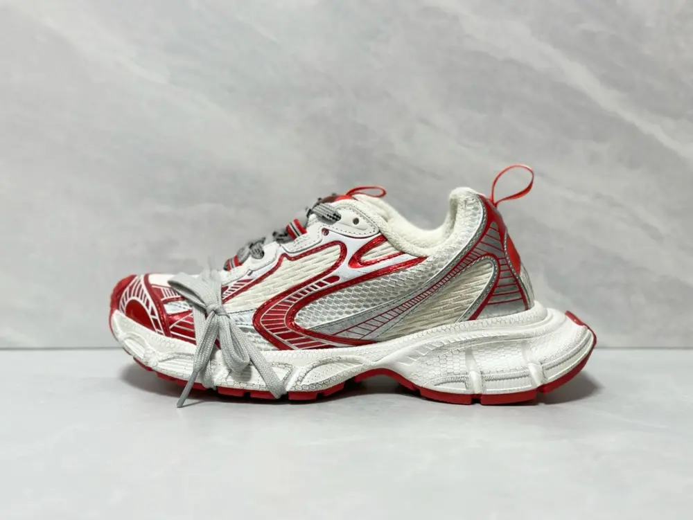 Balenciaga 3XL mesh lace-up distressed low-top dad shoes for men and women