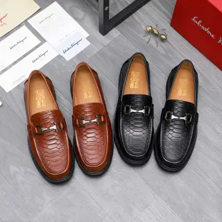 Salvatore Ferragamo business slip-on shoes