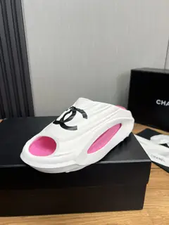 Chanel x Yassia Cocoon Series outdoor fish mouth slippers