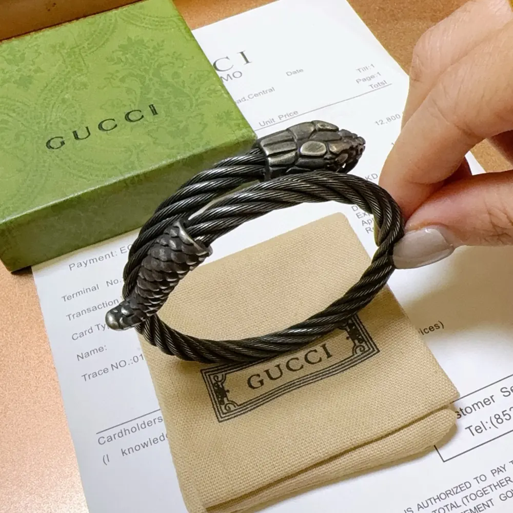 Gucci bracelets are handmade