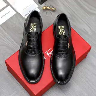 Salvatore Ferragamo business casual leather shoes