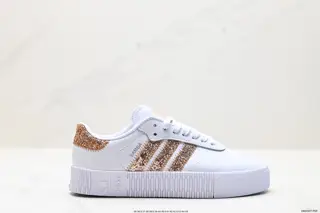 Adidas Outdoor leather non-slip wear-resistant thick sole casual all-match jogging shoes FX3819
