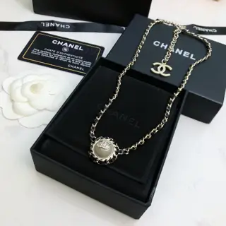 Chanel belt chain vintage choker necklace