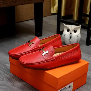 Hermès classic slip-on shoes 1:1 mold opening Original quality Using imported cowhide