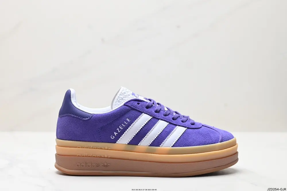 Adidas Originals Gazelle Bold W Antelope Platform Series Retro All-match Thick-soled Shoes IE0419