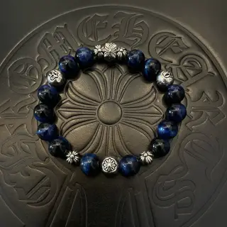 Chrome Hearts Classic Vintage Multi-element Lapis Lazuli Bracelet