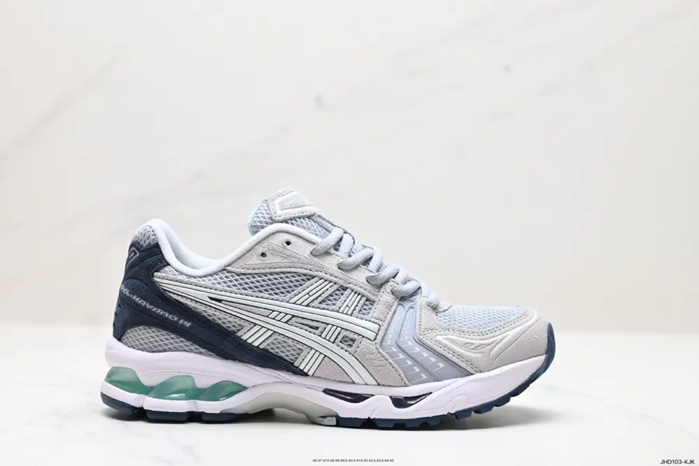 ASICS breathable mesh upper with some synthetic leather material uses the new AHAR+ rubber 1201A161-020