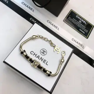 Chanel leather bracelet