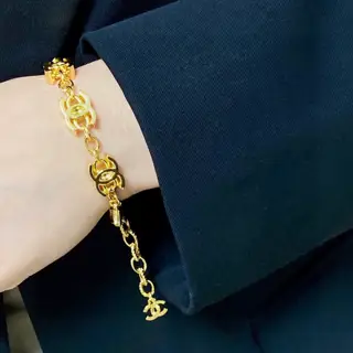 Chanel vintage gold bracelet