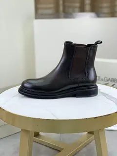 Dolce & Gabbana high-top business leather shoes