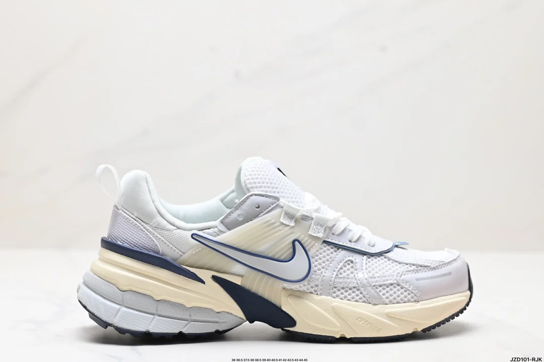 Nike Wmns V2K Runtekk Low “White Grey Pink” Retro Trend Series Future Retro Daddy Style FD0736-102