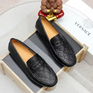 Versace new men’s casual slip-on shoes