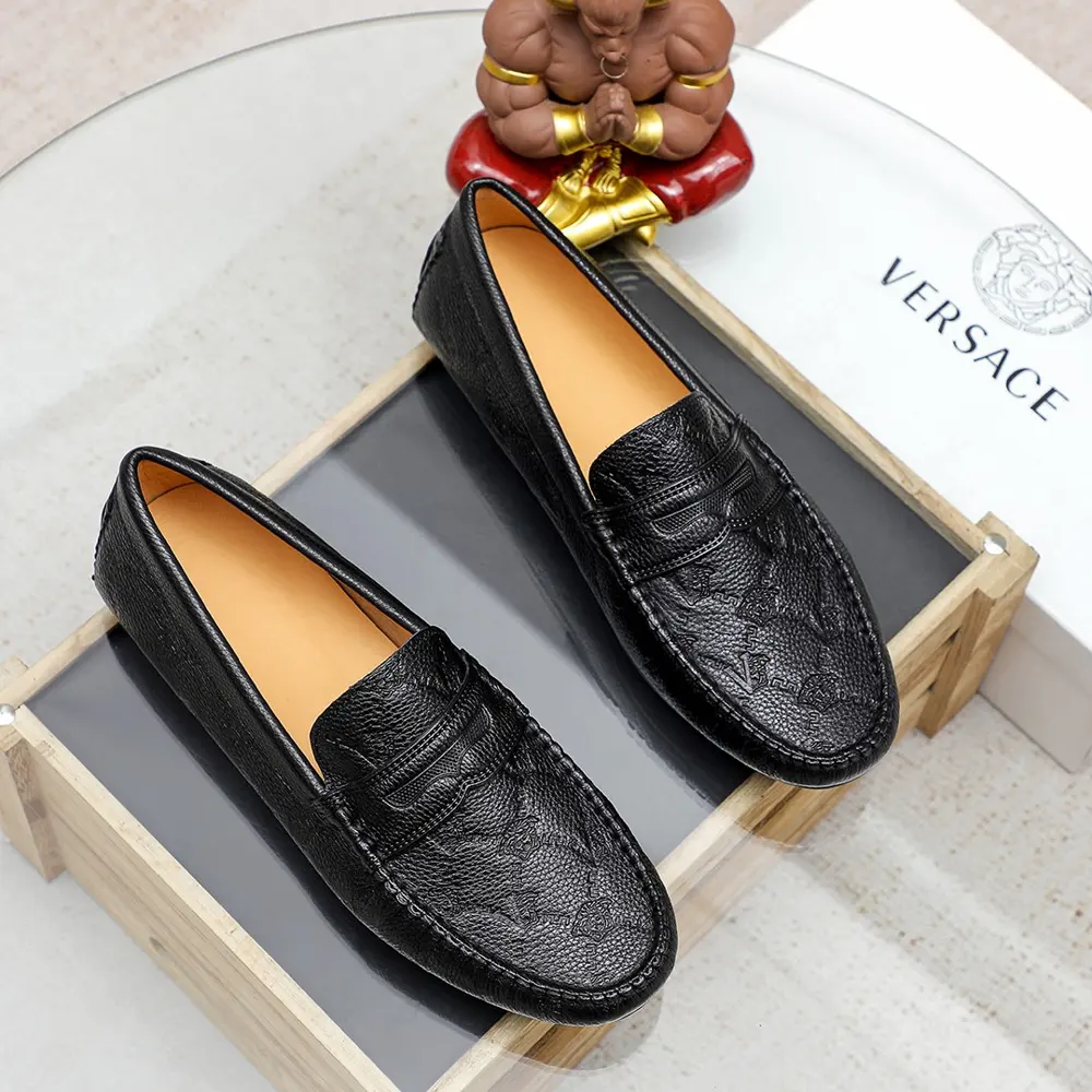 Versace new men’s casual slip-on shoes