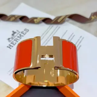 Hermes Black Jade Hermes Bracelet Original custom wide bracelet The enamel craft is too