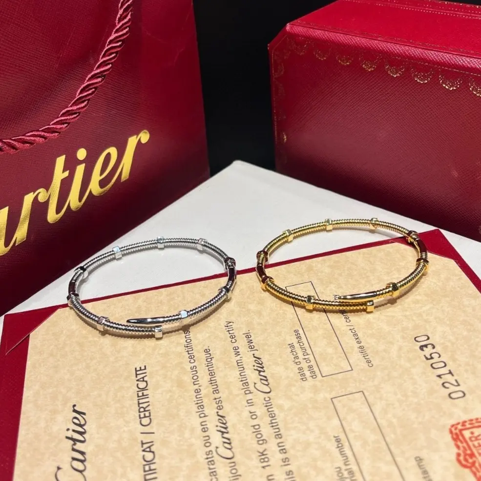 Cartier screw bracelet Cartier classic screw design JUSTE UN CLOU series